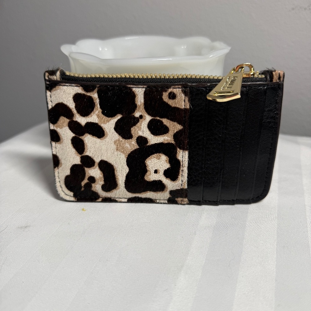 Aimee Kestenberg Leopard Print Card Wallet Small … - image 1